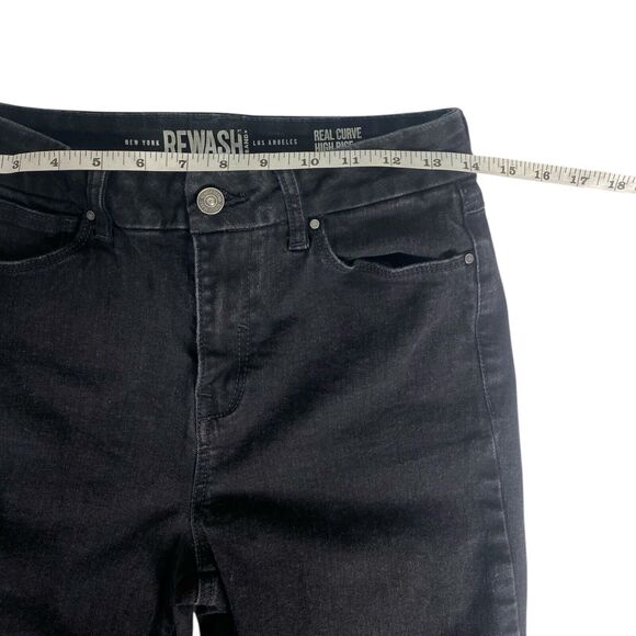 Rewash Jeans Womens Size 7 Stretch Low Rise Flared Raw Hem 531 - Picture 6 of 9